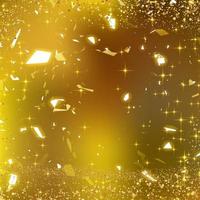 Gradient gold color background  with gold sparkle photo