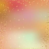 Gold sparkle with gradient iridescent color background photo