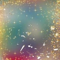 Gradient  colorful  background  with gold sparkle photo