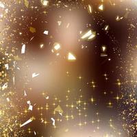 Gradient brown color background  with gold sparkle photo