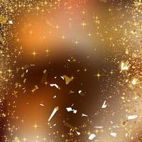 Gradient brown color background  with gold sparkle photo