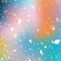Gradient rainbow color background  with gold sparkle photo