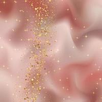 Gradient pink wave texture background  with gold sparkle photo