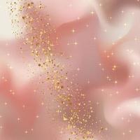Gradient pink wave texture background  with gold sparkle photo