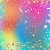 Gradient rainbow color background  with gold sparkle photo