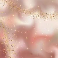 Gradient pink wave texture background  with gold sparkle photo