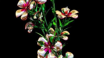 Atkinsiana Botanical Flowers 3D Rendering photo