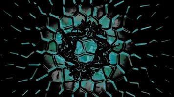 Abstract Split Cracked Surface Background Digital Rendering photo