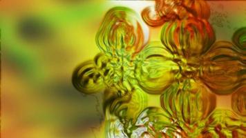Golden Soft Organic Background Digital Rendering photo