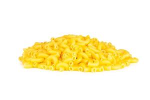 macaroni isolated on white background photo