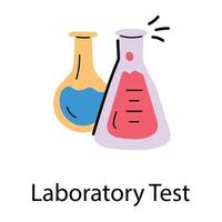 Trendy Laboratory Test vector