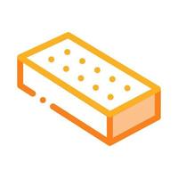 Brick Block Icon Vector Outline Illustration