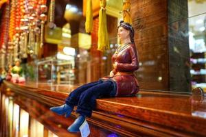 Turkey, July 2022. Turkish Porcelaine Souvenirs figurines. photo