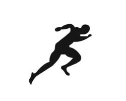 icono de hombre corriendo deporte vector