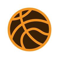 plantilla de icono de pelota de baloncesto vector