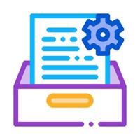 Document Treat Icon Vector Outline Illustration