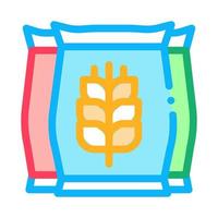 Wheat Bags Icon Vector Outline Illustration