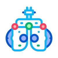 Equipment For Eye Diagnostic Icon Thin Line Vector