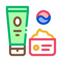 Cosmetics Package Icon Vector Outline Illustration