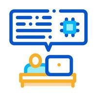 Programming Code Icon Vector Outline Illustration