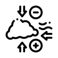 Air Pressure Icon Vector Outline Illustration