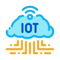 Internet of Things Icon Vector Outline Illustration