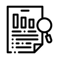 Research Document Icon Vector Outline Illustration