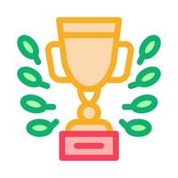 Champion Cup Icon Vector Outline Illustration