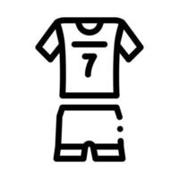 Volleyball Uniform Icon Vector Outline Illustration