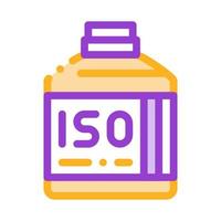 Bottle With Sport Nutrition Vector Thin Line Icon