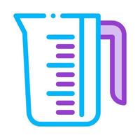 Porcelain Laundry Service Cup Vector Line Icon