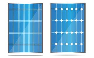 solar cell Both systems are in vector format.