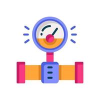 oil meter icon for your website, mobile, presentation, and logo design. vector