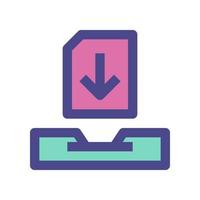 outbox icon for your website, mobile, presentation, and logo design. vector