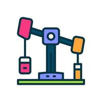 pumpjack icon for your website, mobile, presentation, and logo design. vector