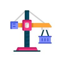 crane icon for your website, mobile, presentation, and logo design. vector