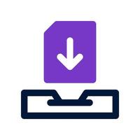 outbox icon for your website, mobile, presentation, and logo design. vector