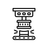 press machine icon for your website, mobile, presentation, and logo design. vector