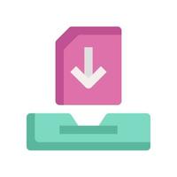 outbox icon for your website, mobile, presentation, and logo design. vector