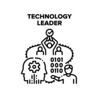 Technology Leader Vector Concept Illustration