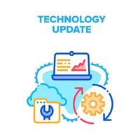 Technology System Update Vector Concept Color