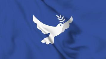 bandeira da pomba da paz video