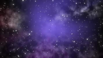 flygande genom djup Plats stjärnor och nebulosa. Plats nebulosa bakgrund. lysande nebulosa stjärnor och galax rör på sig i, flygande grundlig universum, färgrik nebulosa i Plats, animering av färgrik lysande nebulosa video