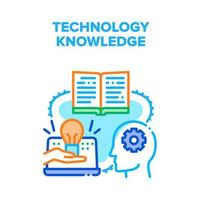 Technology Knowledge Seminar Vector Concept Color