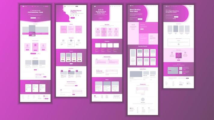 Website Page Vector. Business Website. Web Page. Landing Design Template. Achieve The Goal. Group Meeting. Product Testimonial. Donation. Illustration