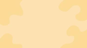 Animated cozy yellow background. Autumn warmth aesthetic. Summertime. Looped flat color 4K video footage with alpha channel. 2D illustration template animation with copy space for text, image