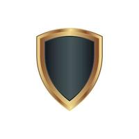 Shield Shiny icon vector design templates isolated on white background