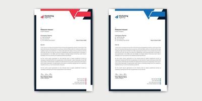 Business letterhead template vector