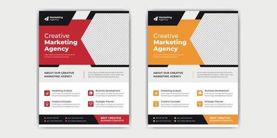 Creative Business Flyer Design Template vector