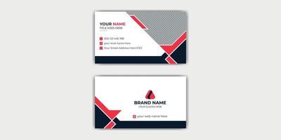 Personal Name Card and Business Card Design vector